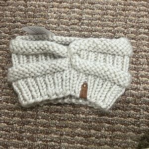 NWT The Birch Tree Design White Knit Headband